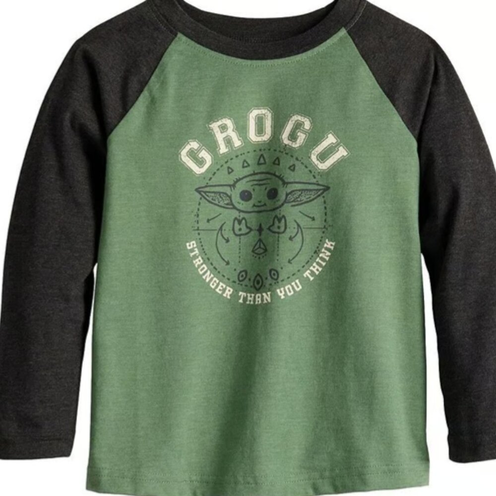 Star Wars Jumping Beans T Shirt Size 2T Mandalorian, The Child, Grogu, Baby Yoda